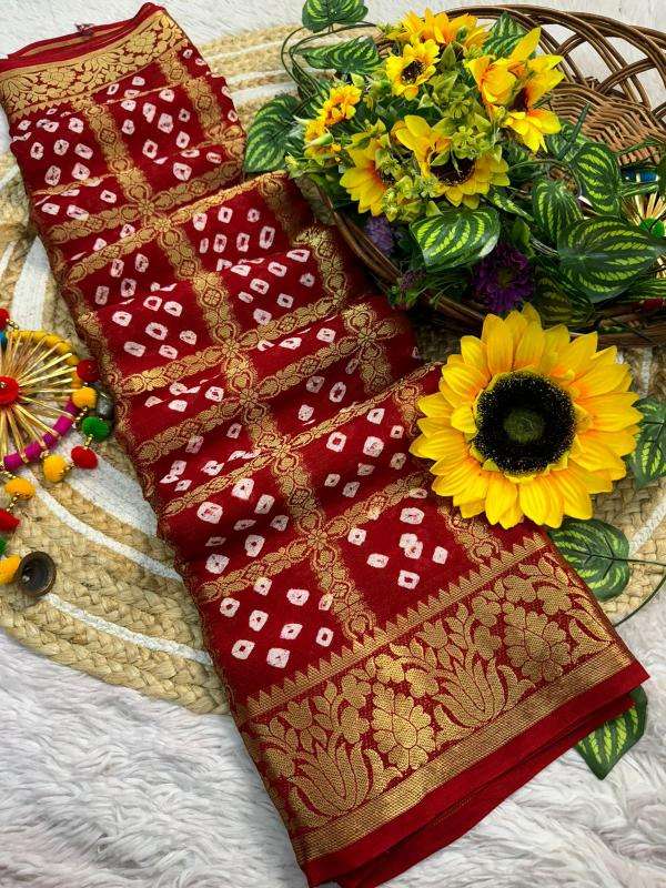 Shorya rakhi festival special bandhani Best saree wholesale market in India