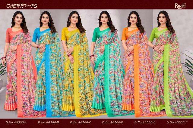 Shorya ruchi cherry vol.48 Wholesale Indian Sarees