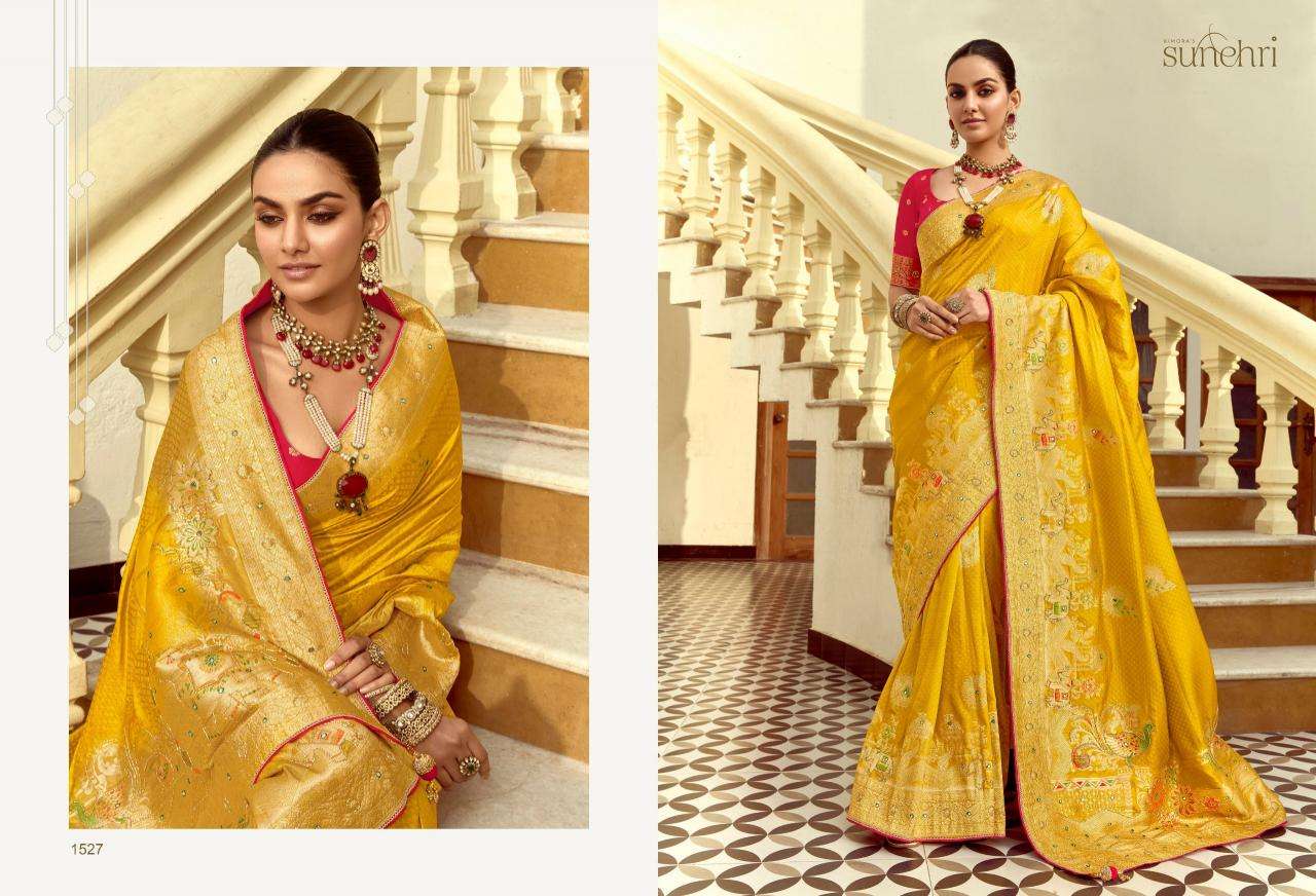 Shorya sunehri alankar Trendy sarees wholesale India