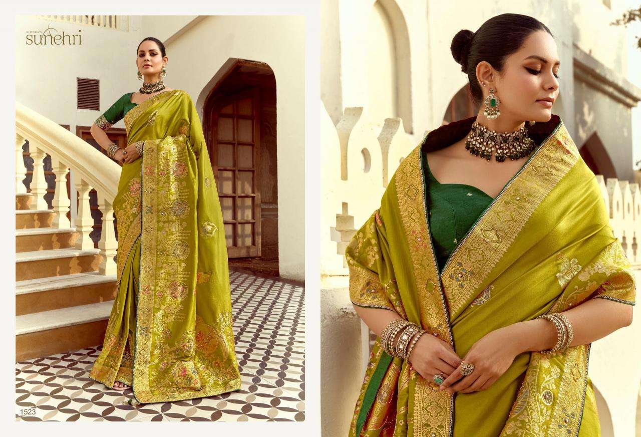 Shorya sunehri alankar Trendy sarees wholesale India