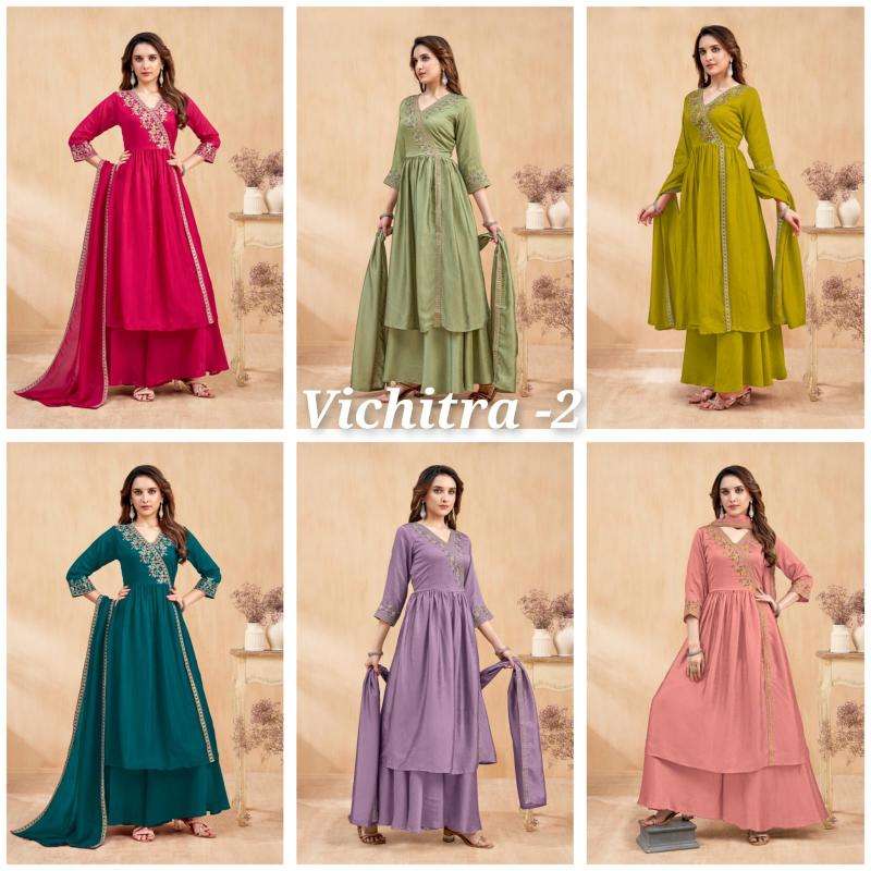 Shorya vichitra with embroidery work indian kurti