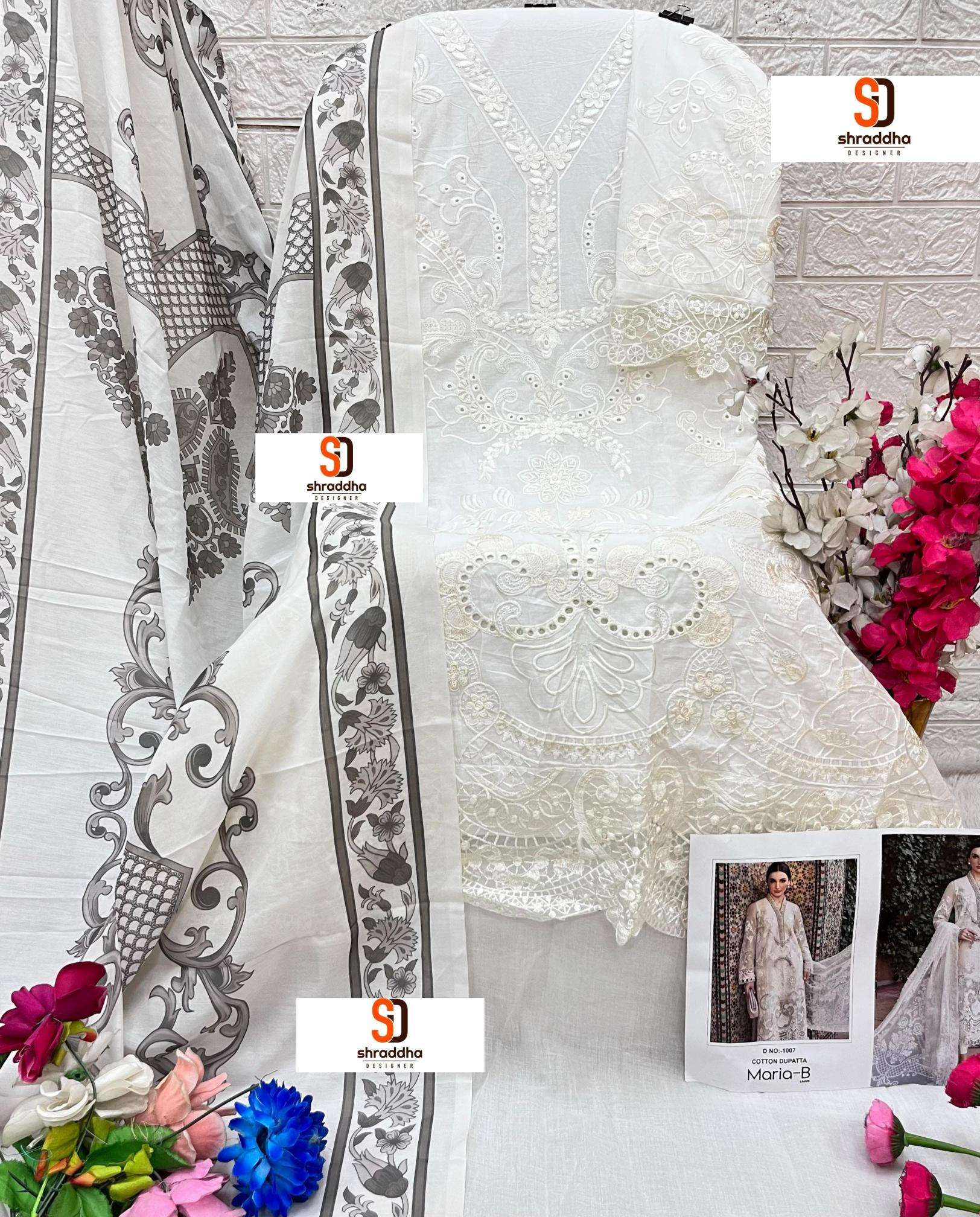 Shraddha designer maria b Wholesale dress material suppliers in Gujarat