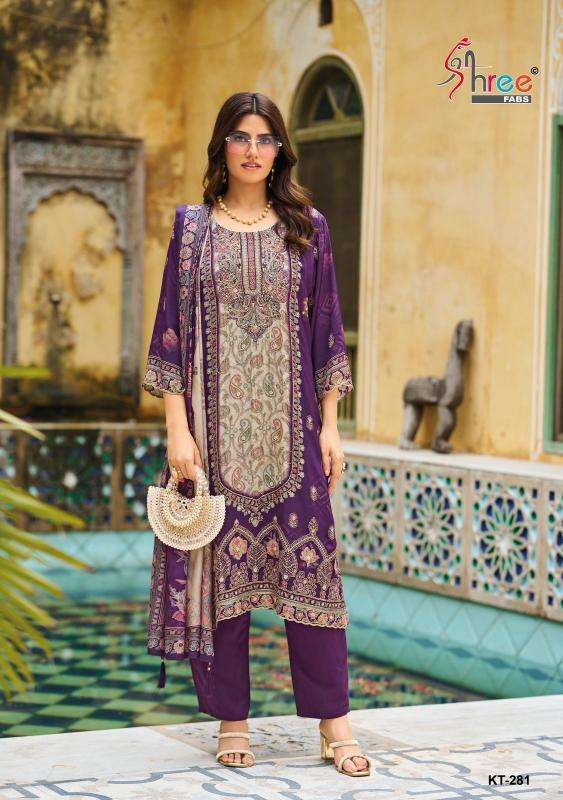 Shree fab d.no-KT-281 Wholesale Salwar Kameez online in hydrabad