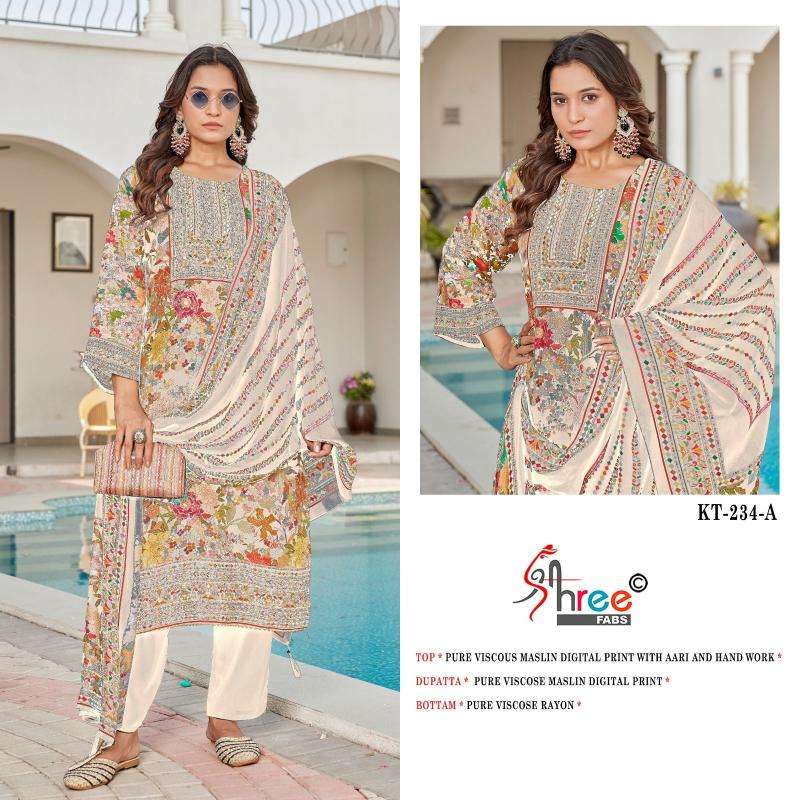 Shree fab KT-234 Wholesale dress material online