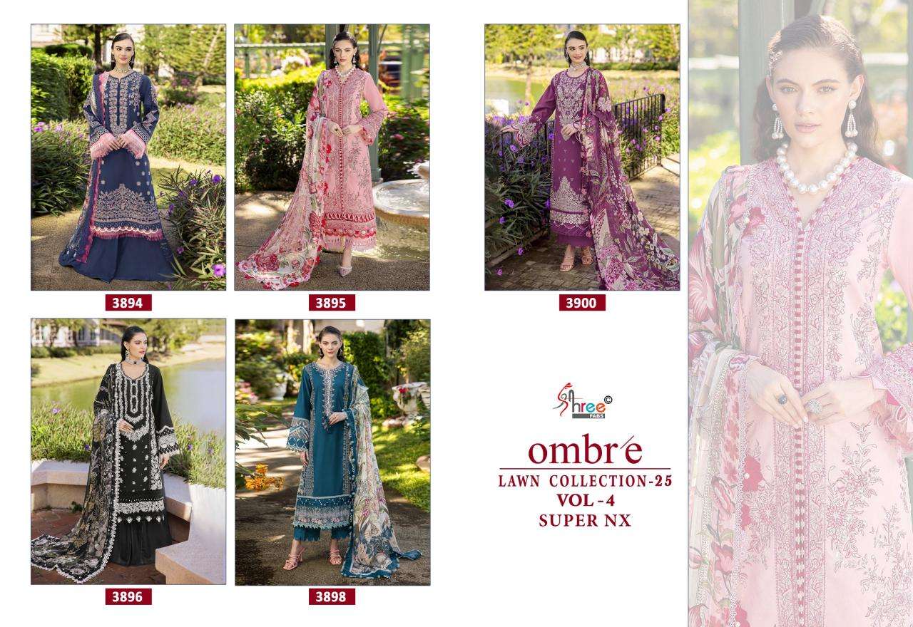 Shree fab ombre lawn collection vol 4 distributors in Mumbai