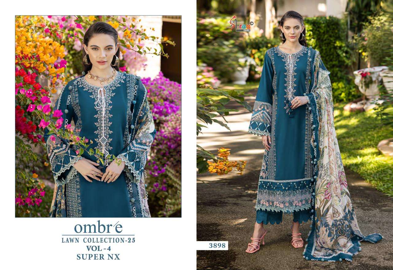 Shree fab ombre lawn collection vol 4 distributors in Mumbai