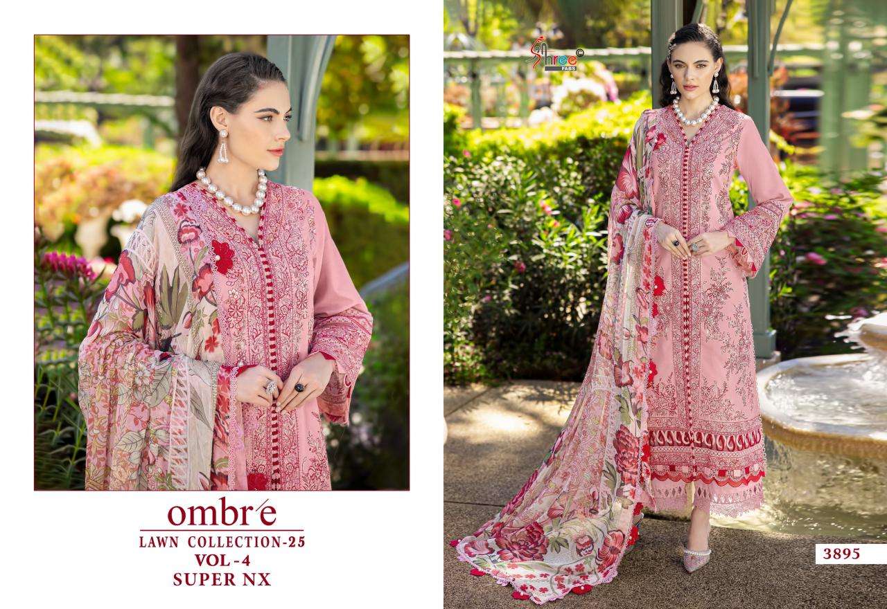 Shree fab ombre lawn collection vol 4 distributors in Mumbai