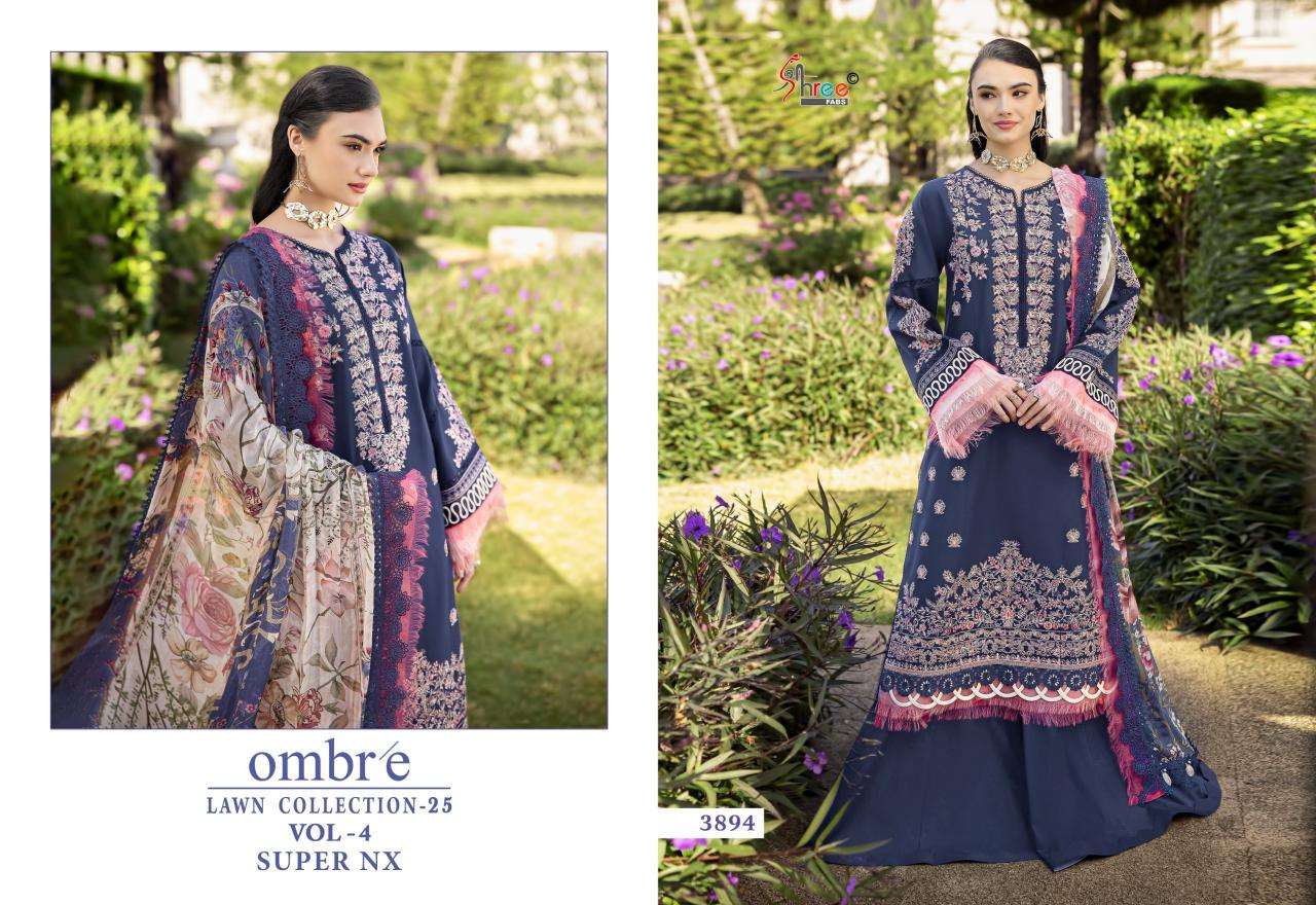Shree fab ombre lawn collection vol 4 distributors in Mumbai
