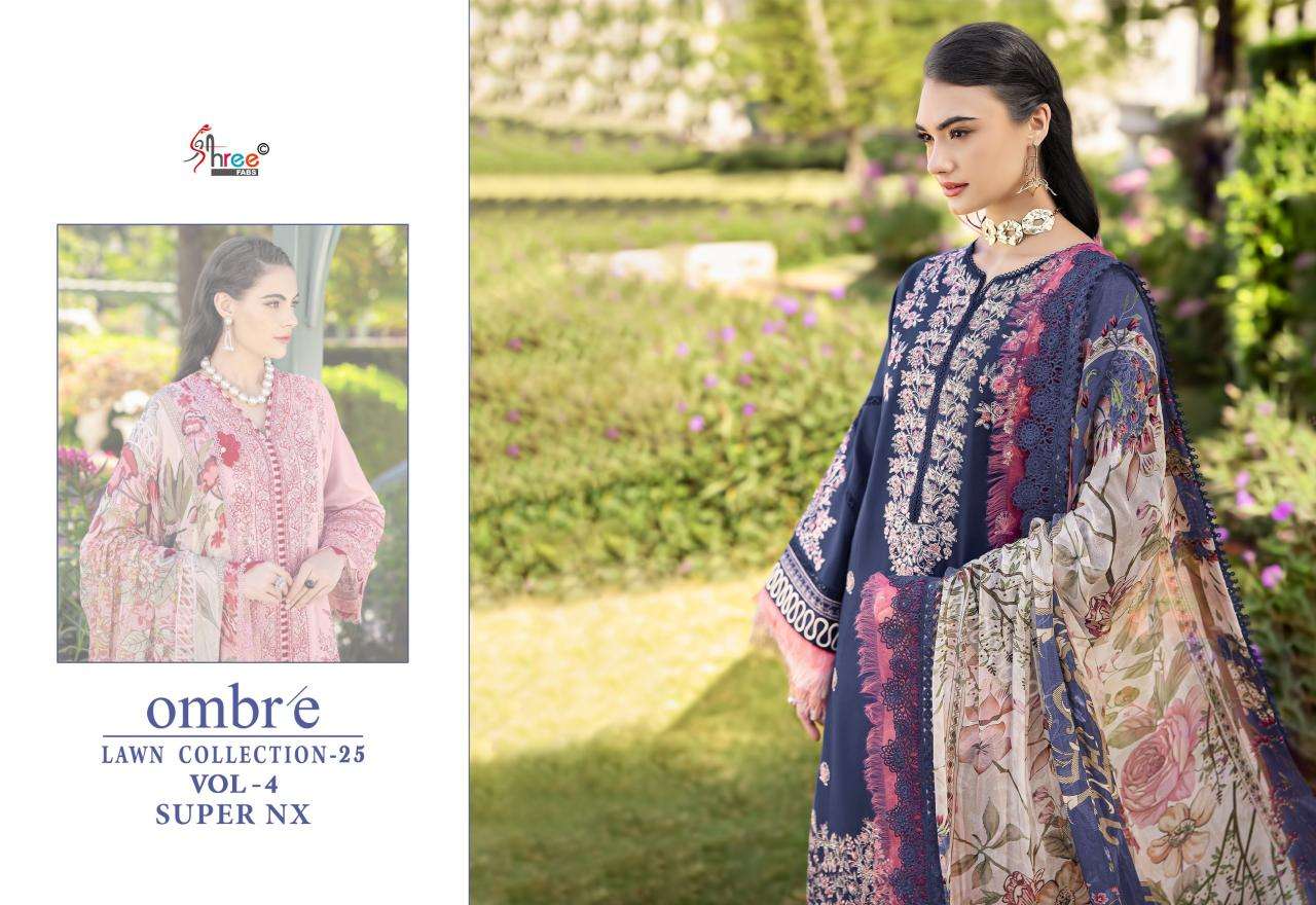 Shree fab ombre lawn collection vol 4 distributors in Mumbai