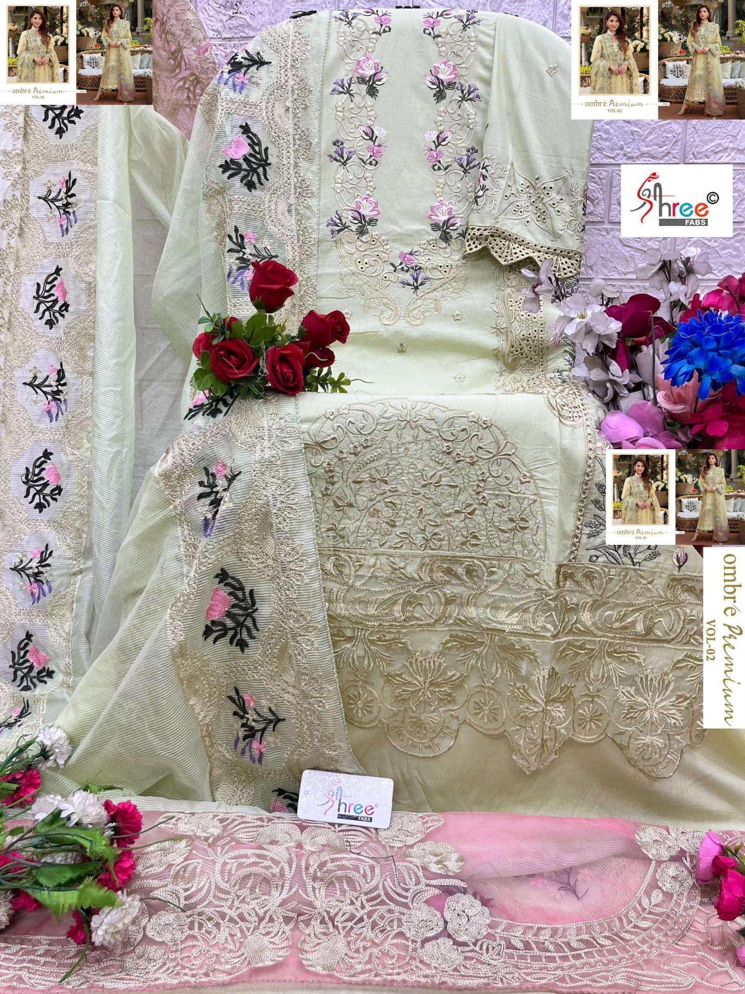 Shree fab ombre premium vol 2 Salwar Kameez Wholesale textile market in Surat