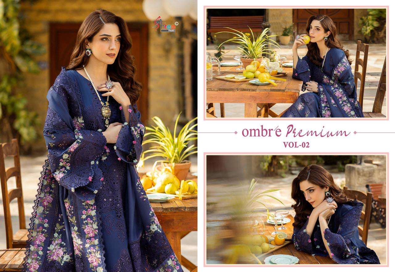 Shree fab ombre premium vol 2 Salwar Kameez Wholesale textile market in Surat