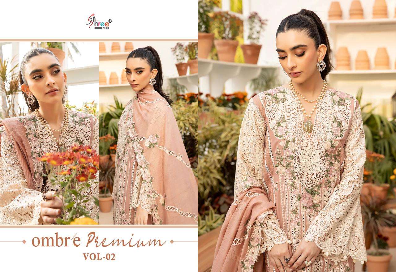 Shree fab ombre premium vol 2 Salwar Kameez Wholesale textile market in Surat