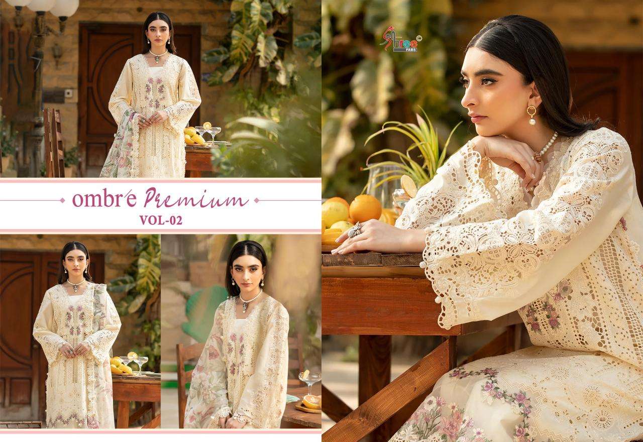 Shree fab ombre premium vol 2 Salwar Kameez Wholesale textile market in Surat