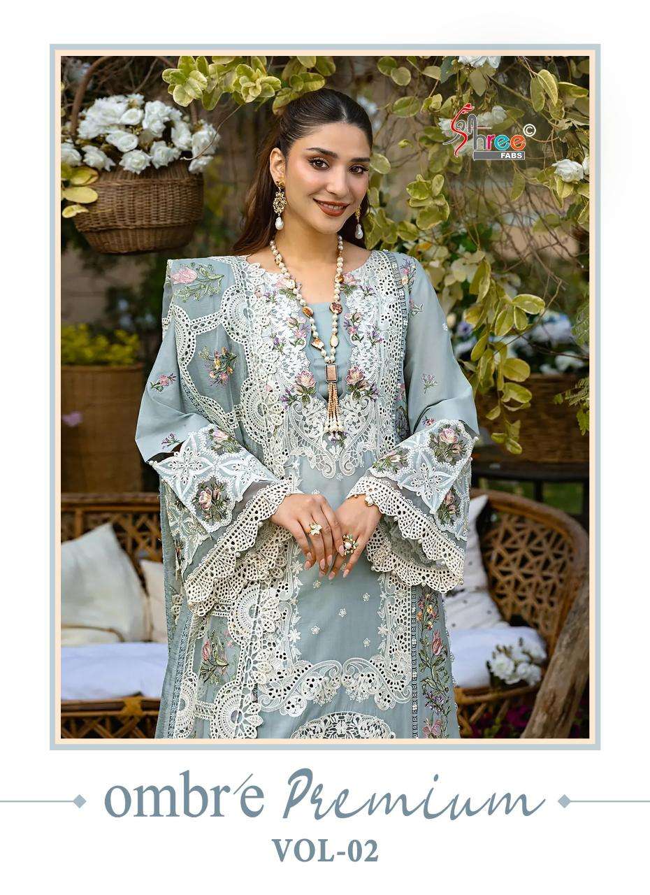 Shree fab ombre premium vol 2 Salwar Kameez Wholesale textile market in Surat
