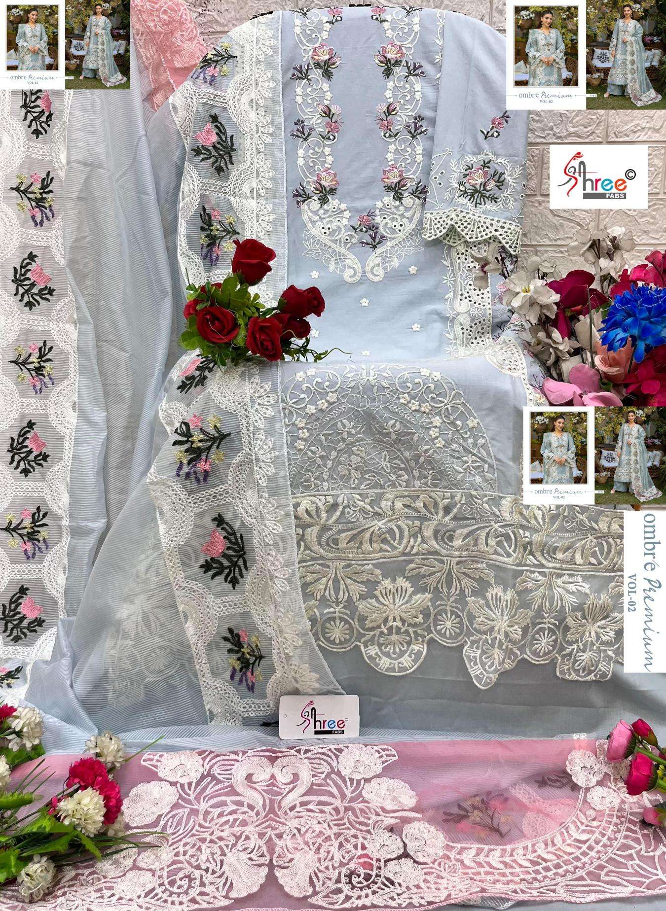 Shree fab ombre premium vol 2 Salwar Kameez Wholesale textile market in Surat