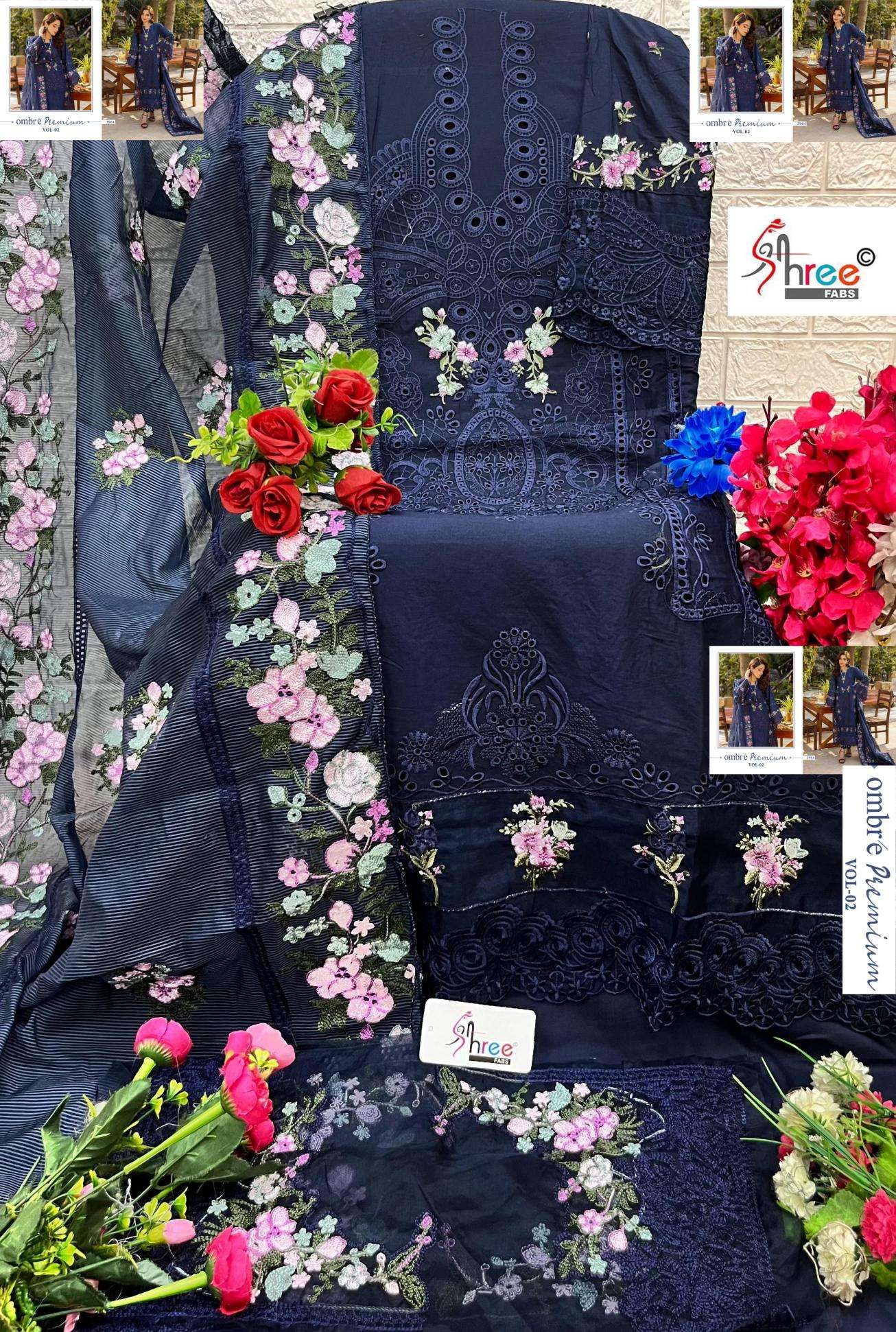 Shree fab ombre premium vol 2 Salwar Kameez Wholesale textile market in Surat