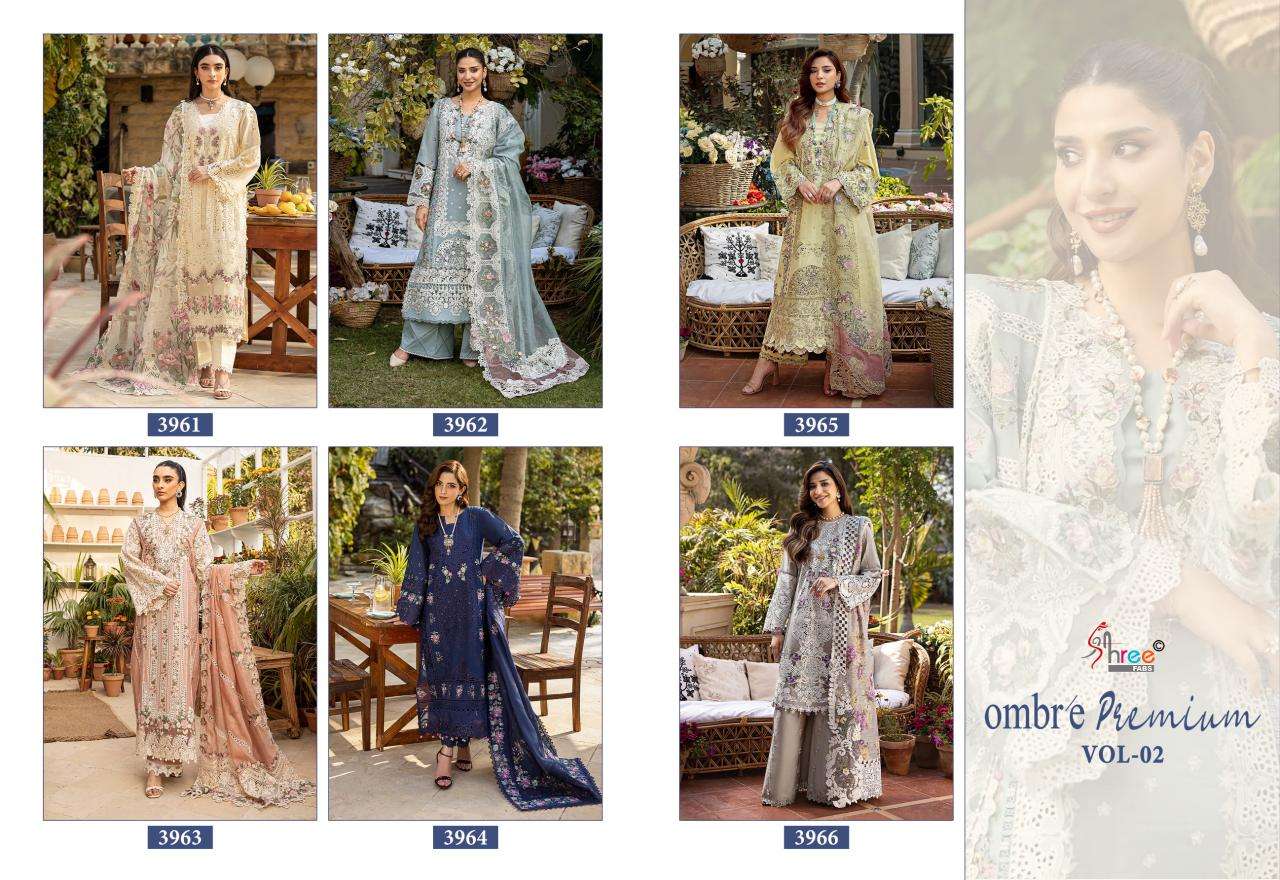 Shree fab ombre premium vol 2 Salwar Kameez Wholesale textile market in Surat