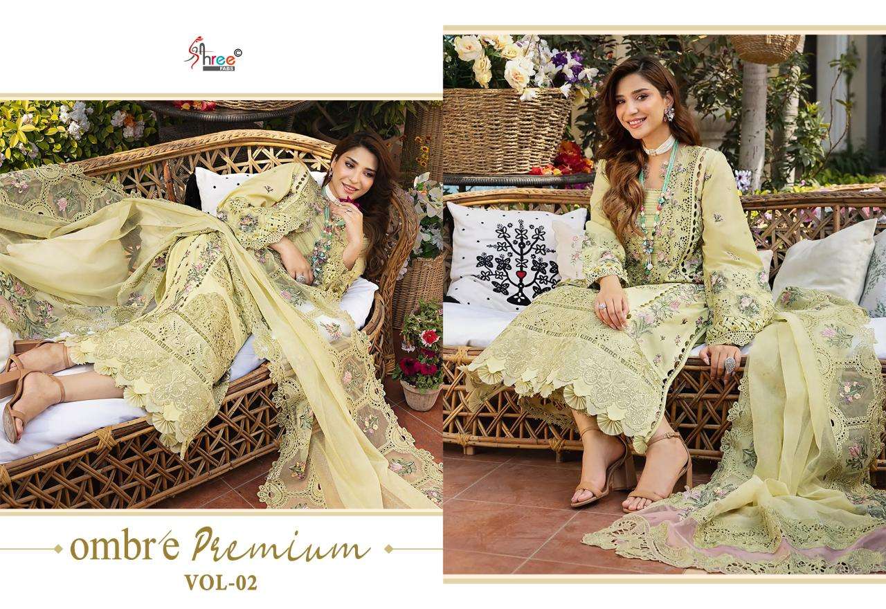 Shree fab ombre premium vol 2 Salwar Kameez Wholesale textile market in Surat