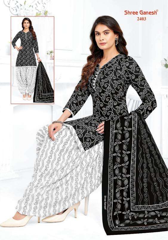 Shree ganesh bandhani patiyala vol-04 Wholesale dress material suppliers in Ahmedabad