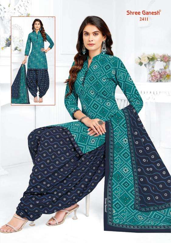 Shree ganesh bandhani patiyala vol-04 Wholesale dress material suppliers in Ahmedabad