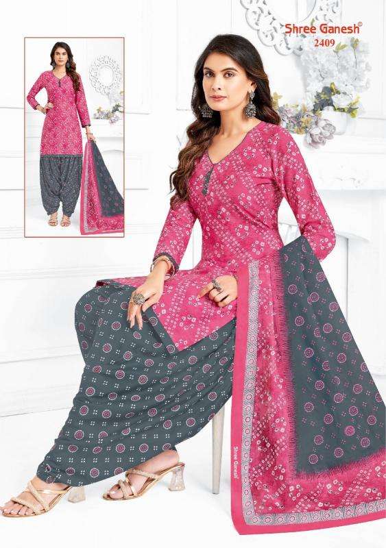 Shree ganesh bandhani patiyala vol-04 Wholesale dress material suppliers in Ahmedabad
