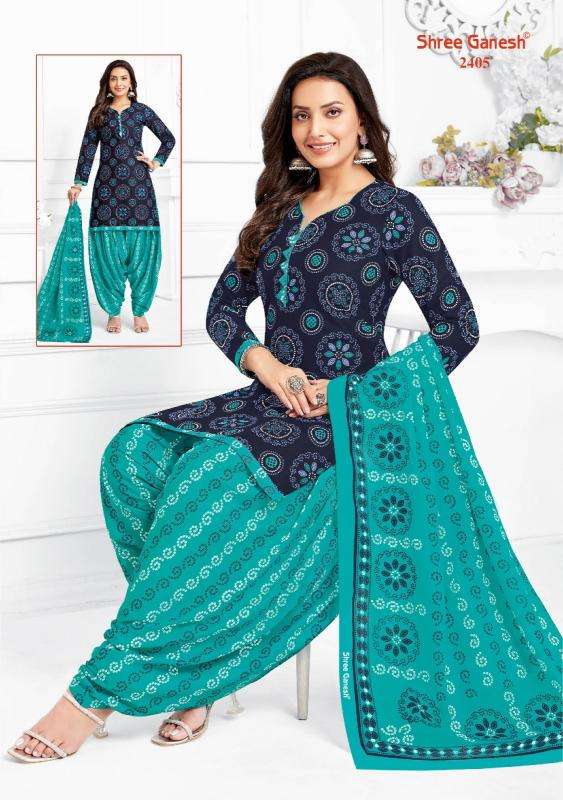 Shree ganesh bandhani patiyala vol-04 Wholesale dress material suppliers in Ahmedabad