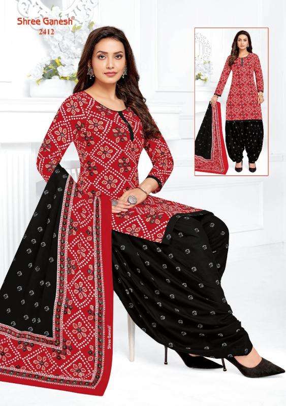 Shree ganesh bandhani patiyala vol-04 Wholesale dress material suppliers in Ahmedabad