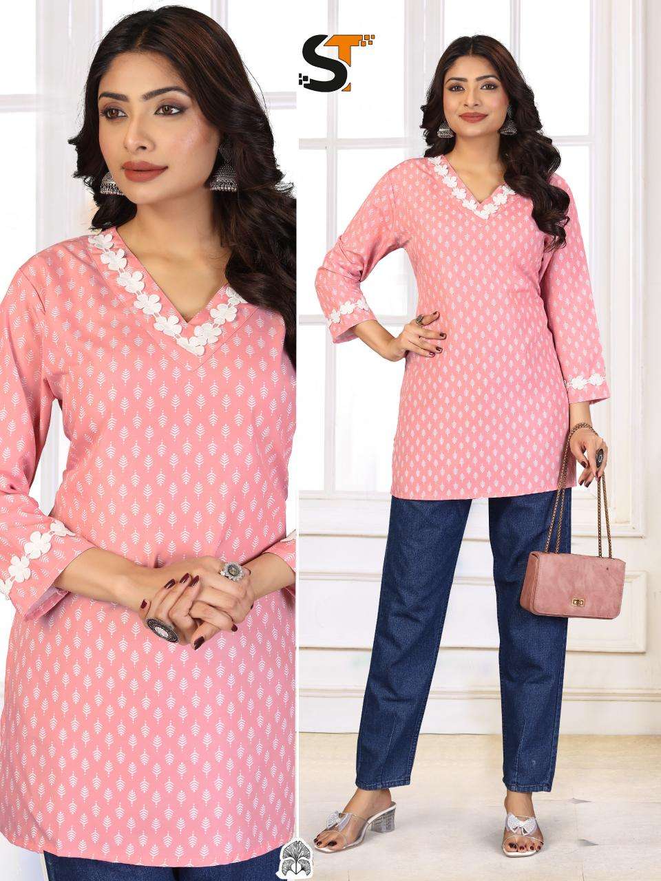 Shree salasar cotton printed Kurtis wholesale suppliers