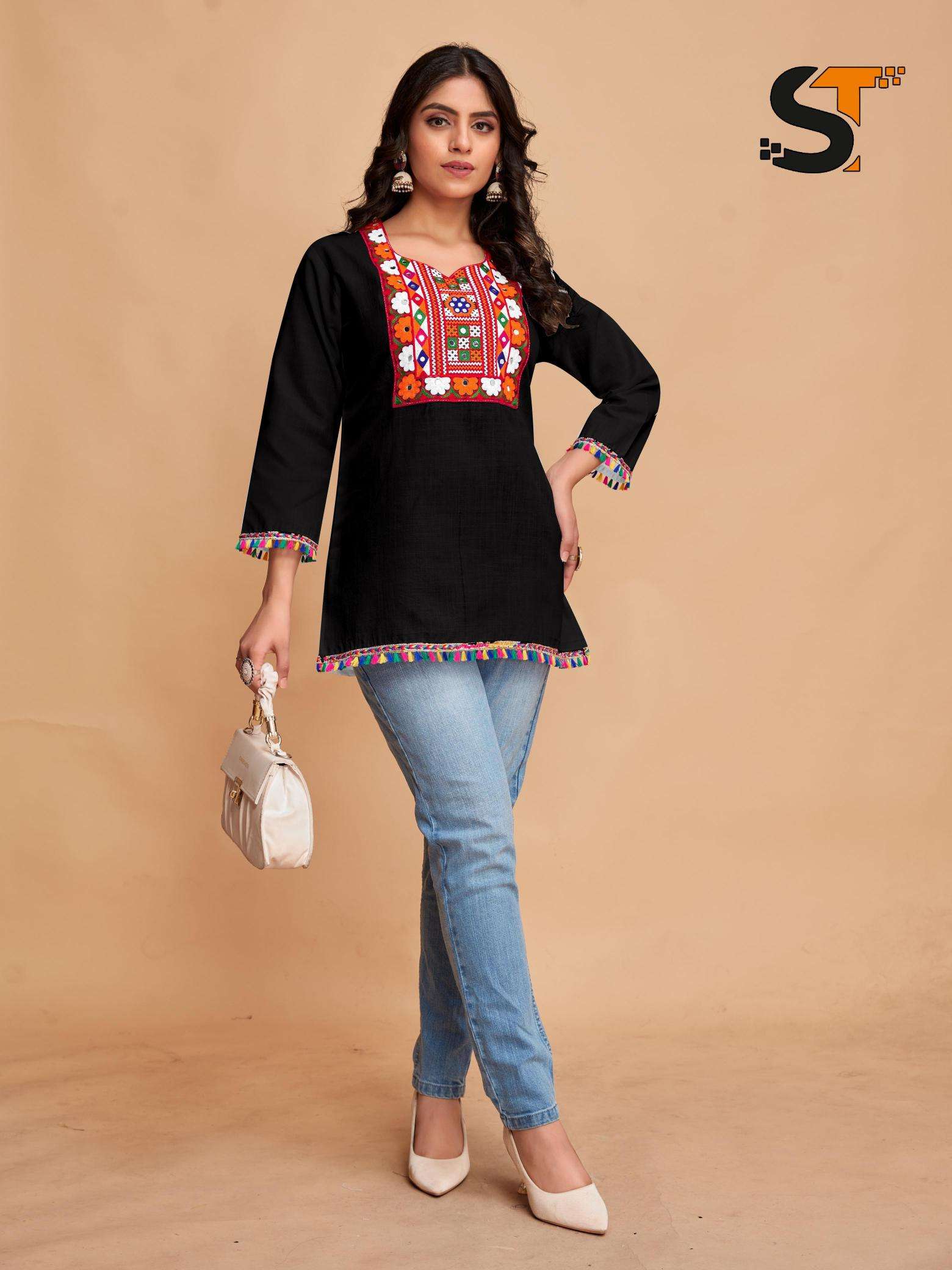 Shree salasar cotton short Wholesale Kurti market in india