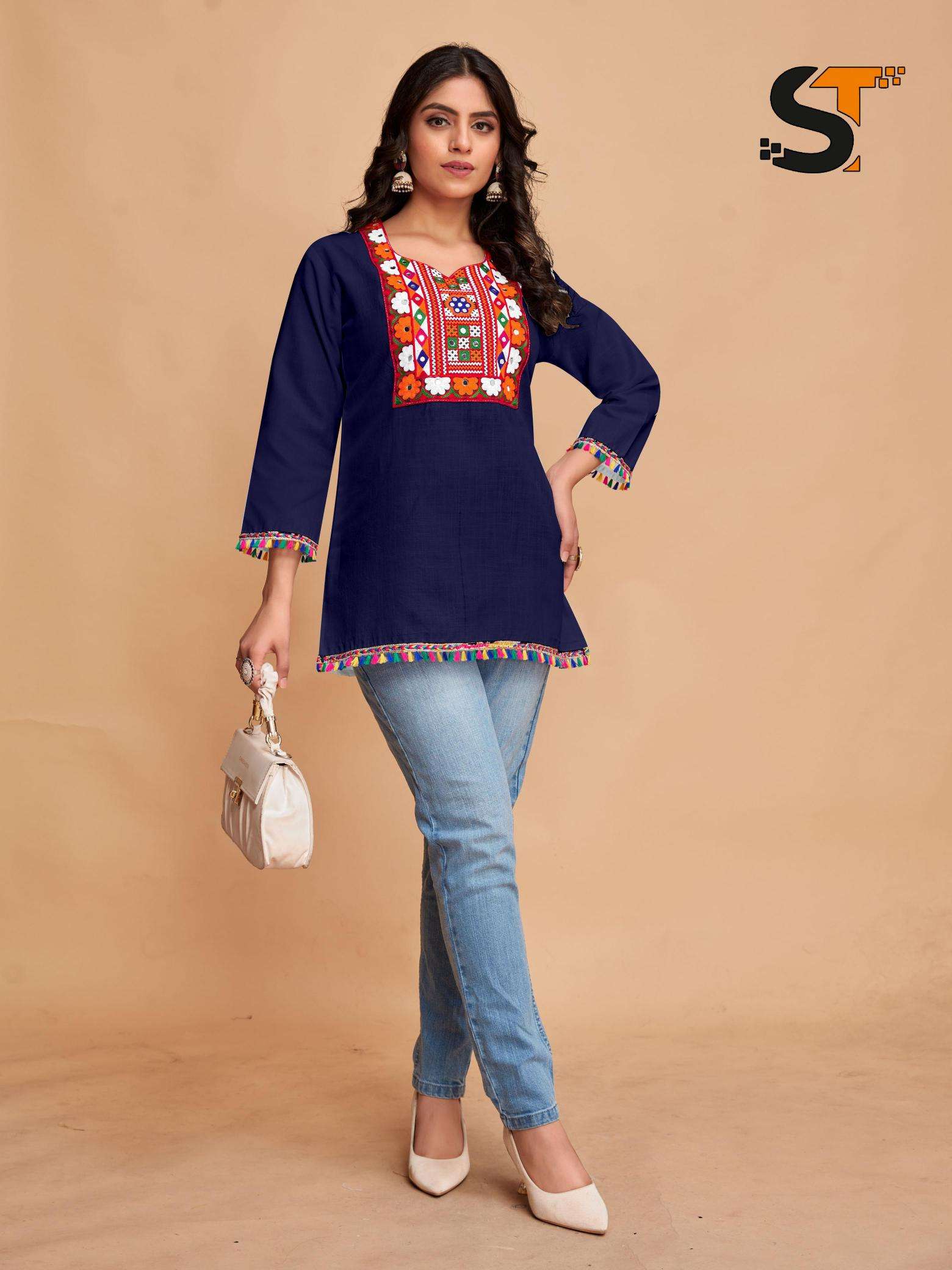 Shree salasar cotton short Wholesale Kurti market in india