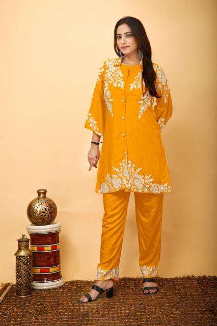 Shree salasar Mf present rayon coord set Indian Kurti wholesale suppliers
