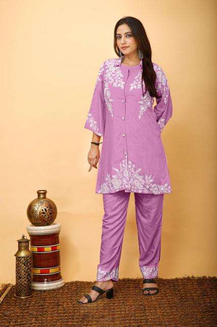 Shree salasar Mf present rayon coord set Indian Kurti wholesale suppliers