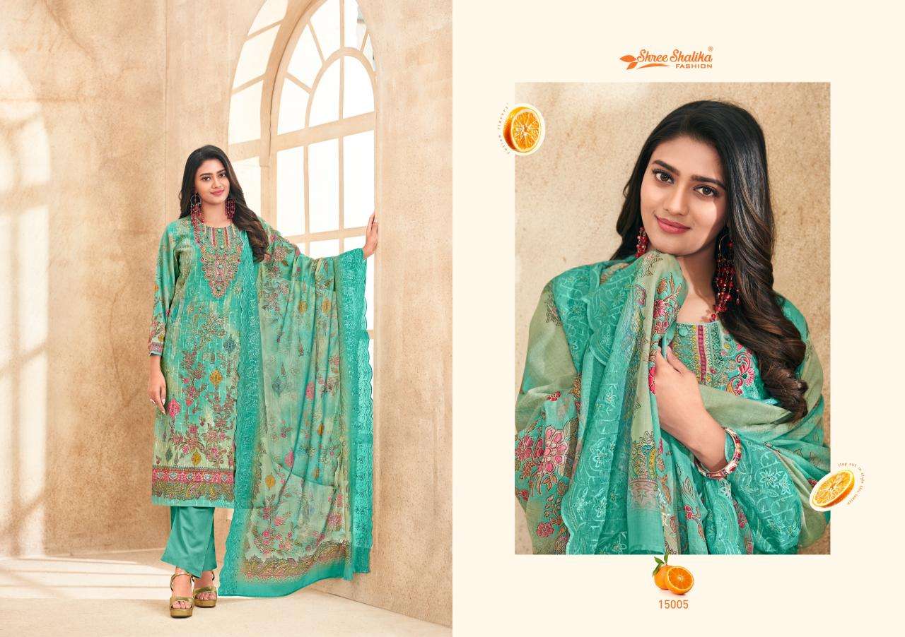 Shree salika mahjabeen vol 15 Dress material suppliers online