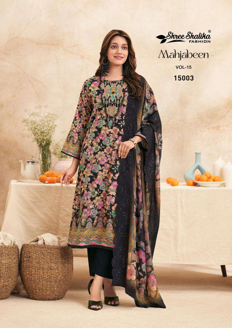 Shree salika mahjabeen vol 15 Dress material suppliers online