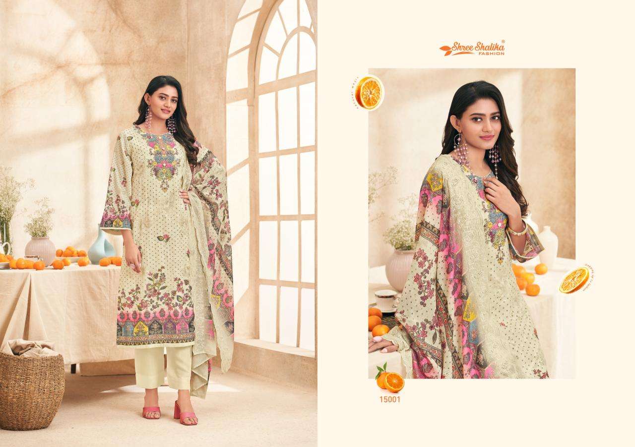 Shree salika mahjabeen vol 15 Dress material suppliers online