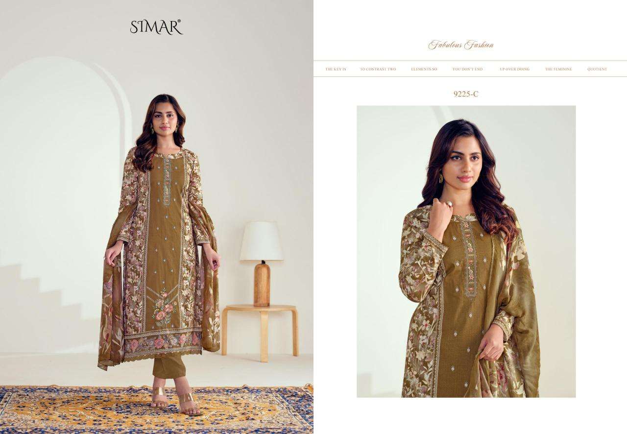 Simar glossy Affordable dress materials online in Delhi