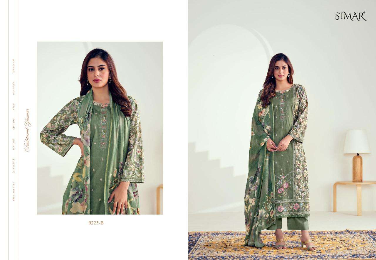 Simar glossy Affordable dress materials online in Delhi