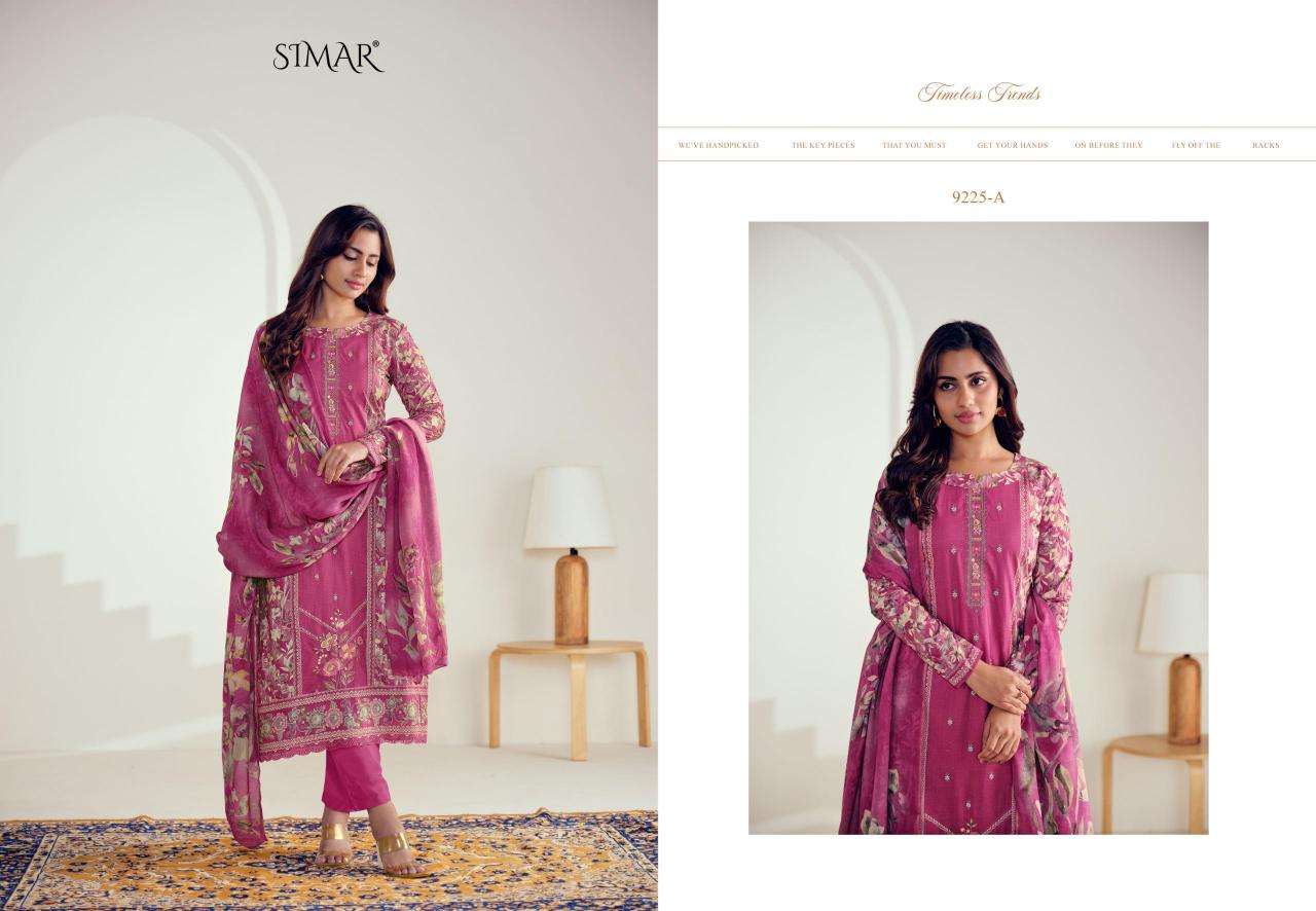 Simar glossy Affordable dress materials online in Delhi