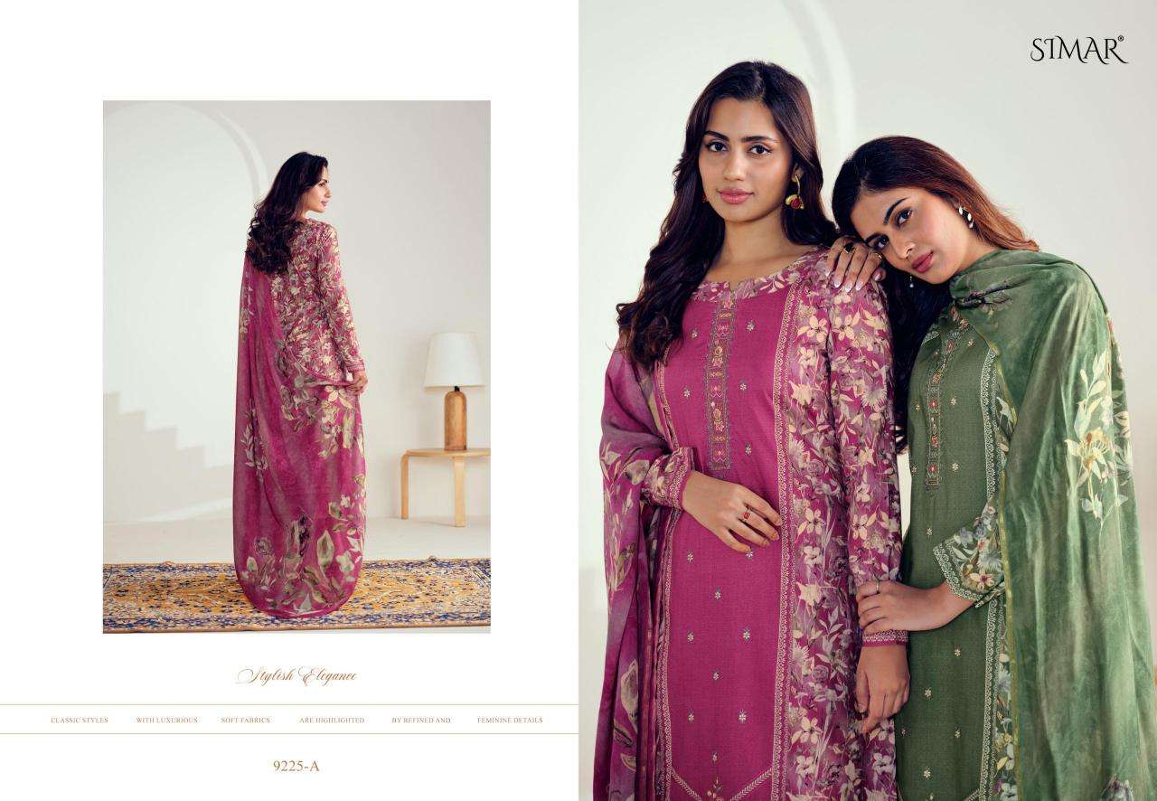 Simar glossy Affordable dress materials online in Delhi