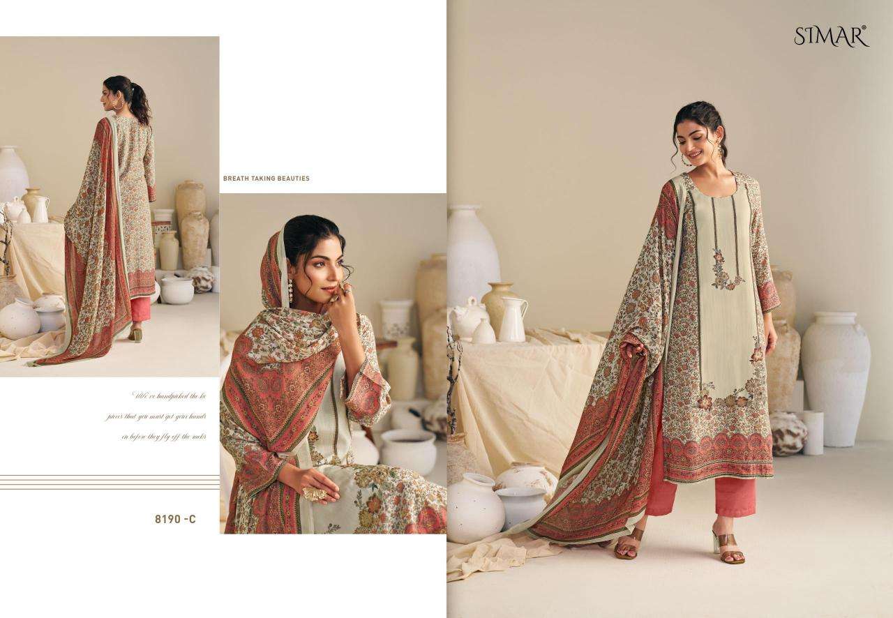 Simar glossy fenna Dress materials manufacturers In surat