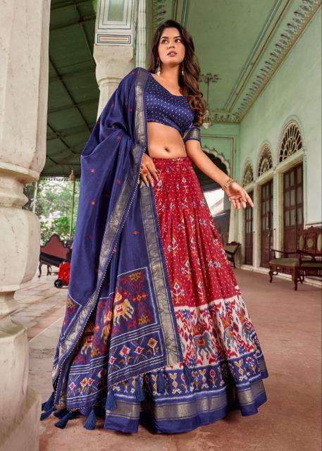 Sitara Tussar Silk lehenga wholesale in chennai