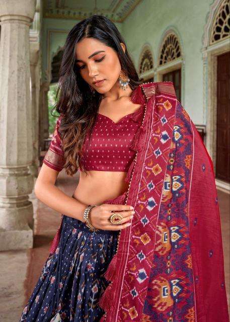 Sitara Tussar Silk lehenga wholesale in chennai