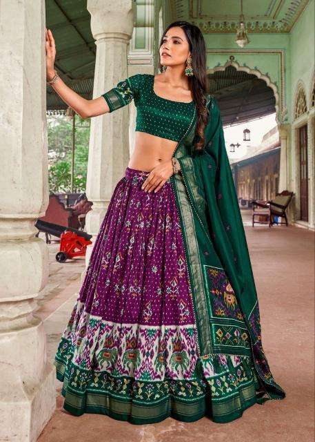 Sitara Tussar Silk lehenga wholesale in chennai