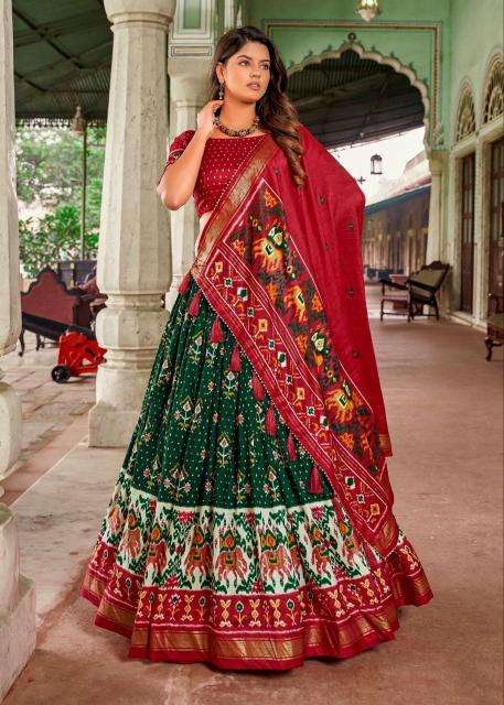 Sitara Tussar Silk lehenga wholesale in chennai