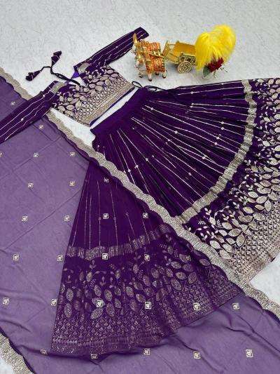 Sn 2338 Designer Embroidered Wholesale lehenga choli suppliers in Mumbai