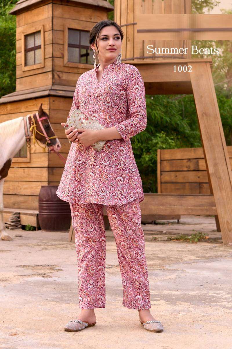 Summer Beats Printed Co Ord Set Kurti distributors in Mumbai