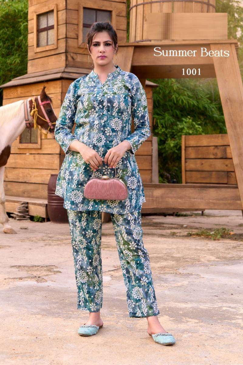 Summer Beats vol 2 Printed Co Ord Set Kurti wholesalers in Delhi