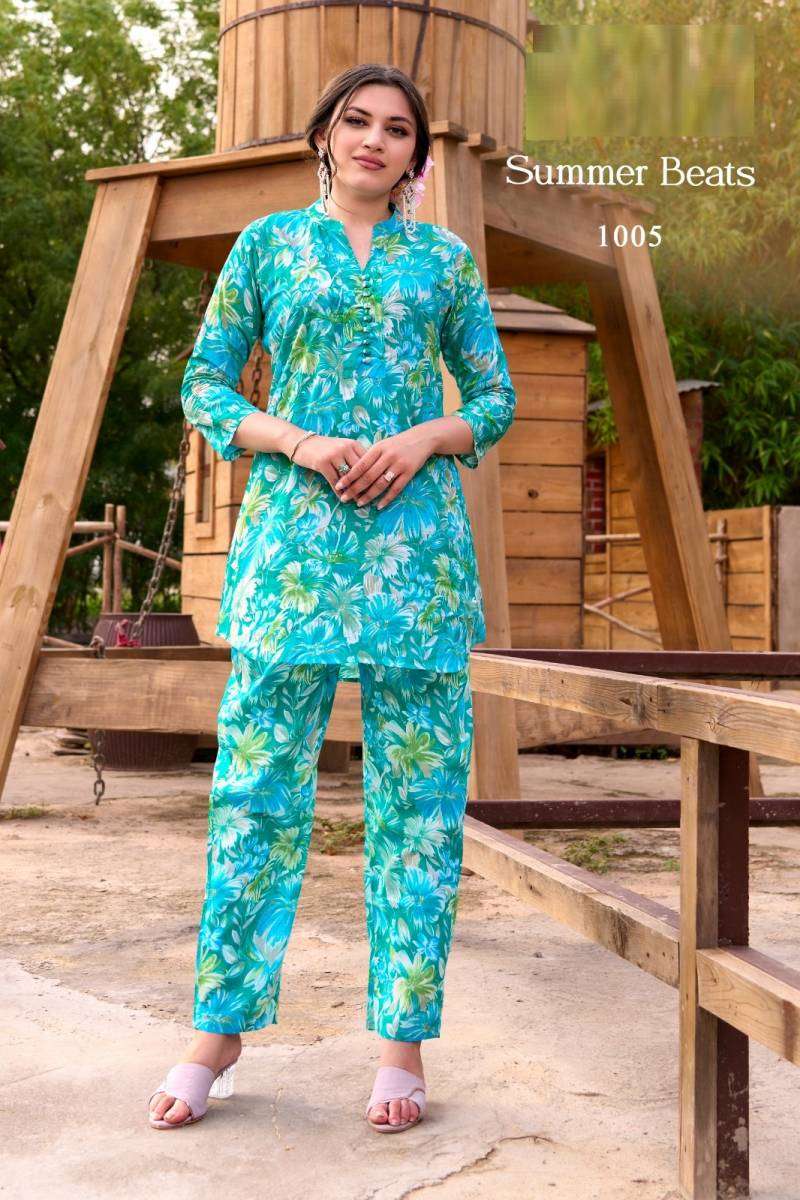 Summer Beats vol 5 Printed Co Ord Set Indian kurti suppliers