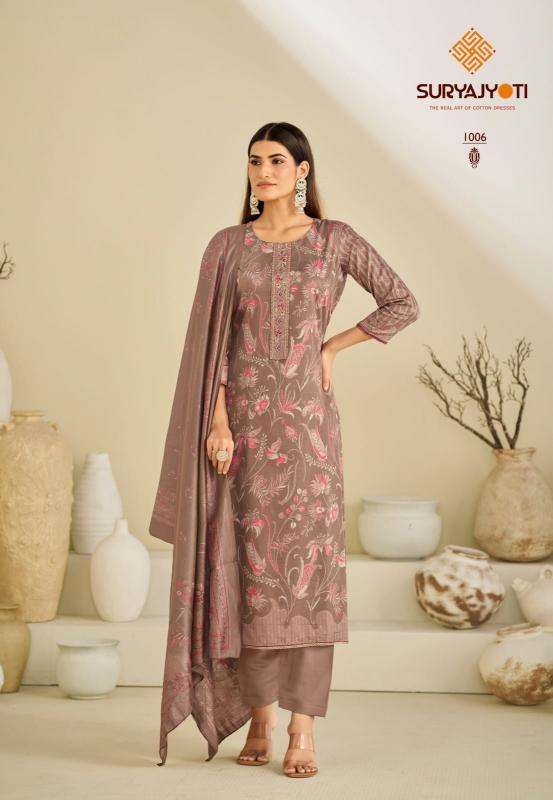 Suryajyoti karishma vol-01 Dress material wholesalers in Ahmedabad