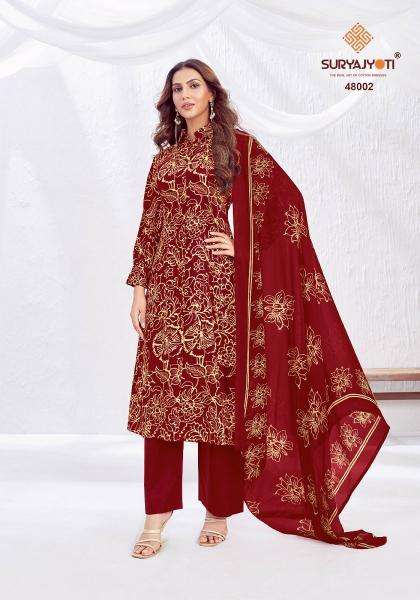 Suryajyoti naisha vol-48 Dress material wholesale market in Mumbai
